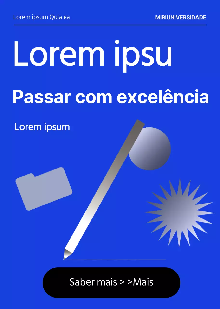 Uma carta de apresentação de candidatura a emprego simples em azul e cinzento