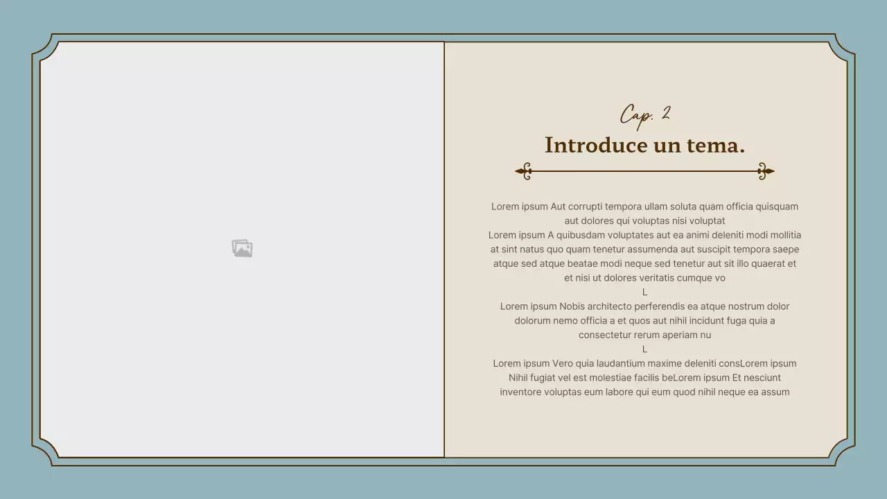 Kit de presentación de marco vintage en rosa y dorado