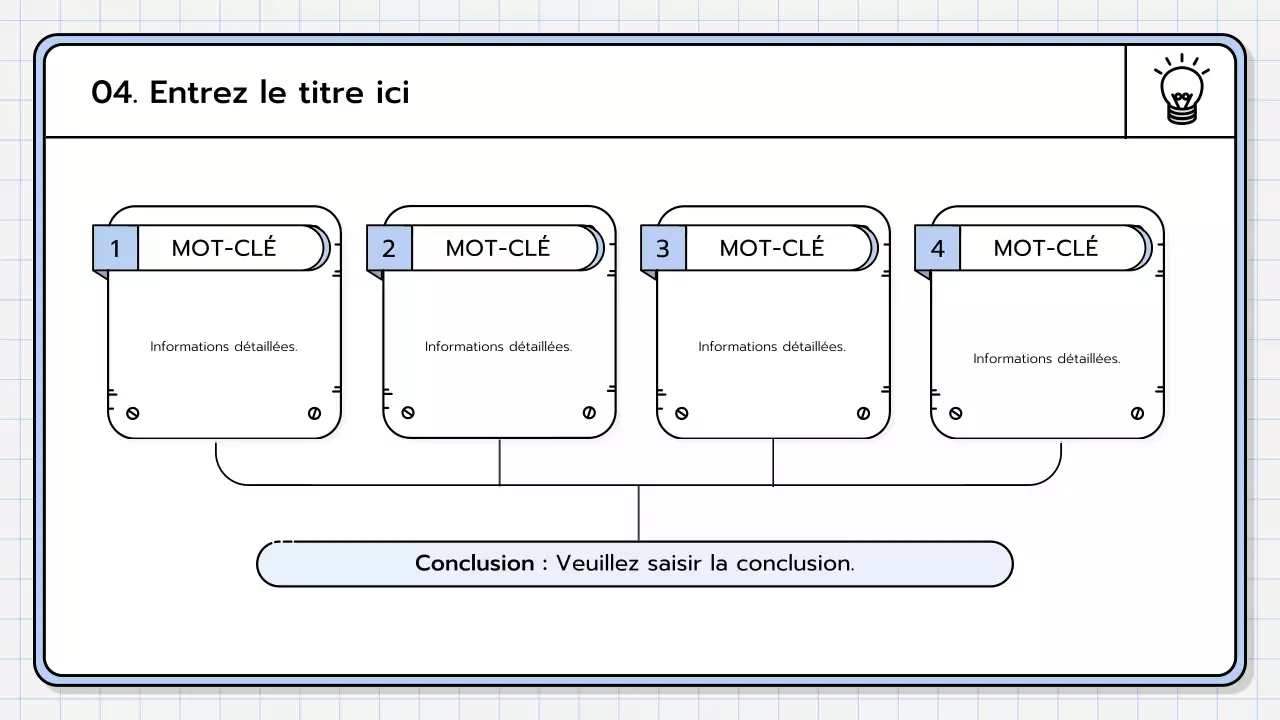 Un kit de présentation de base en jaune, vert lime et bleu