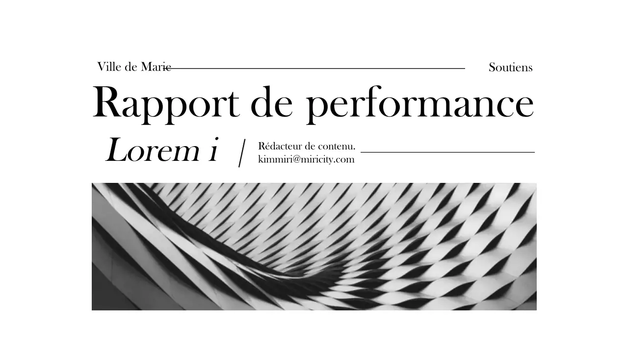 Un simple rapport d'activité des supporters en noir et blanc