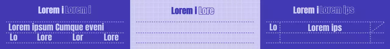 Einfaches Empfangskonzeptmuster in Marineblau und Lila