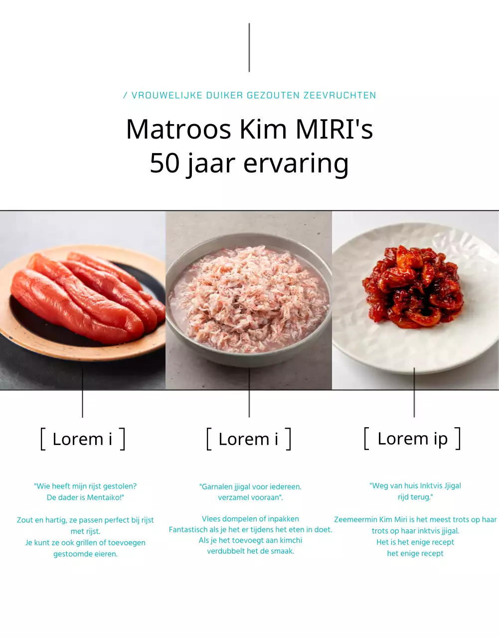 Een blauw en eenvoudig haenyeo-cultuur- en zoutvisfinancieringsproject