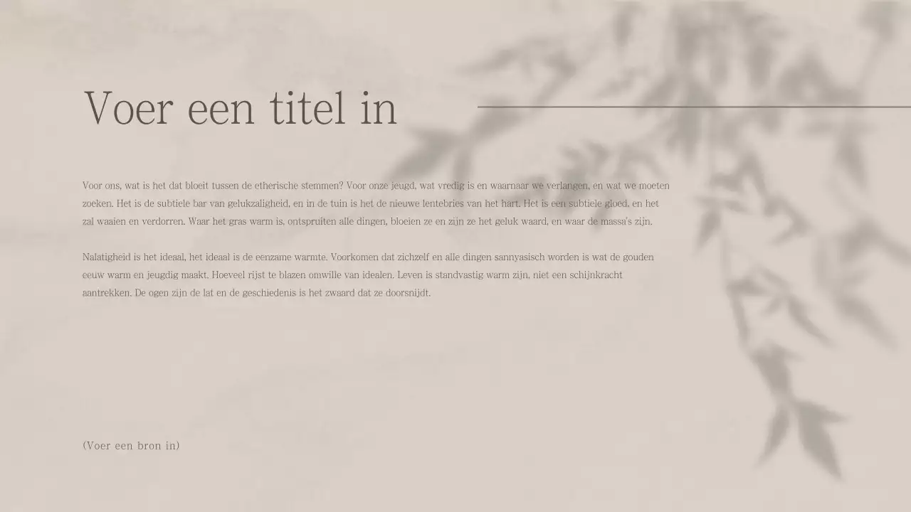 Emotionele presentaties