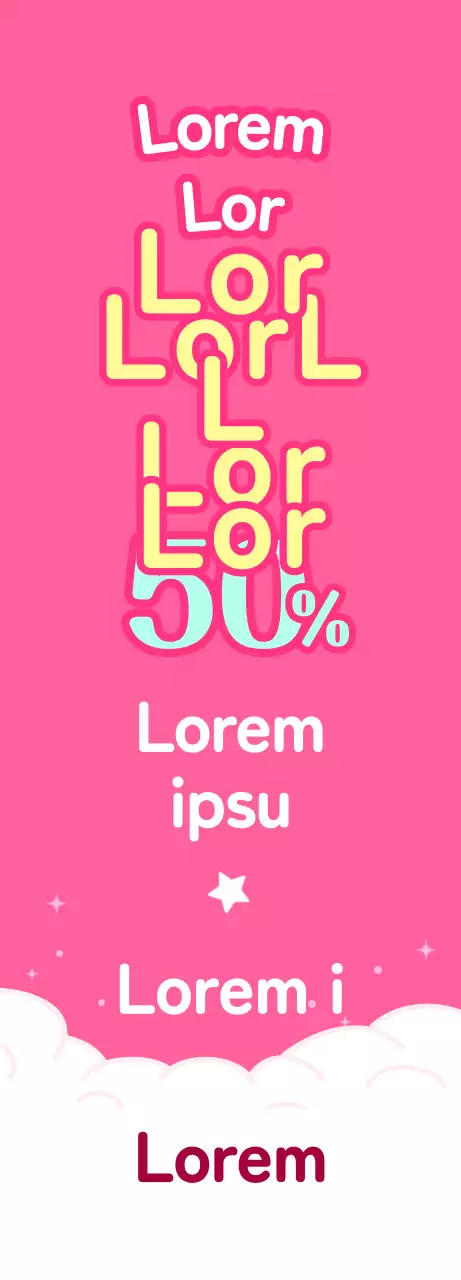 Una heladería rosa y azul claro