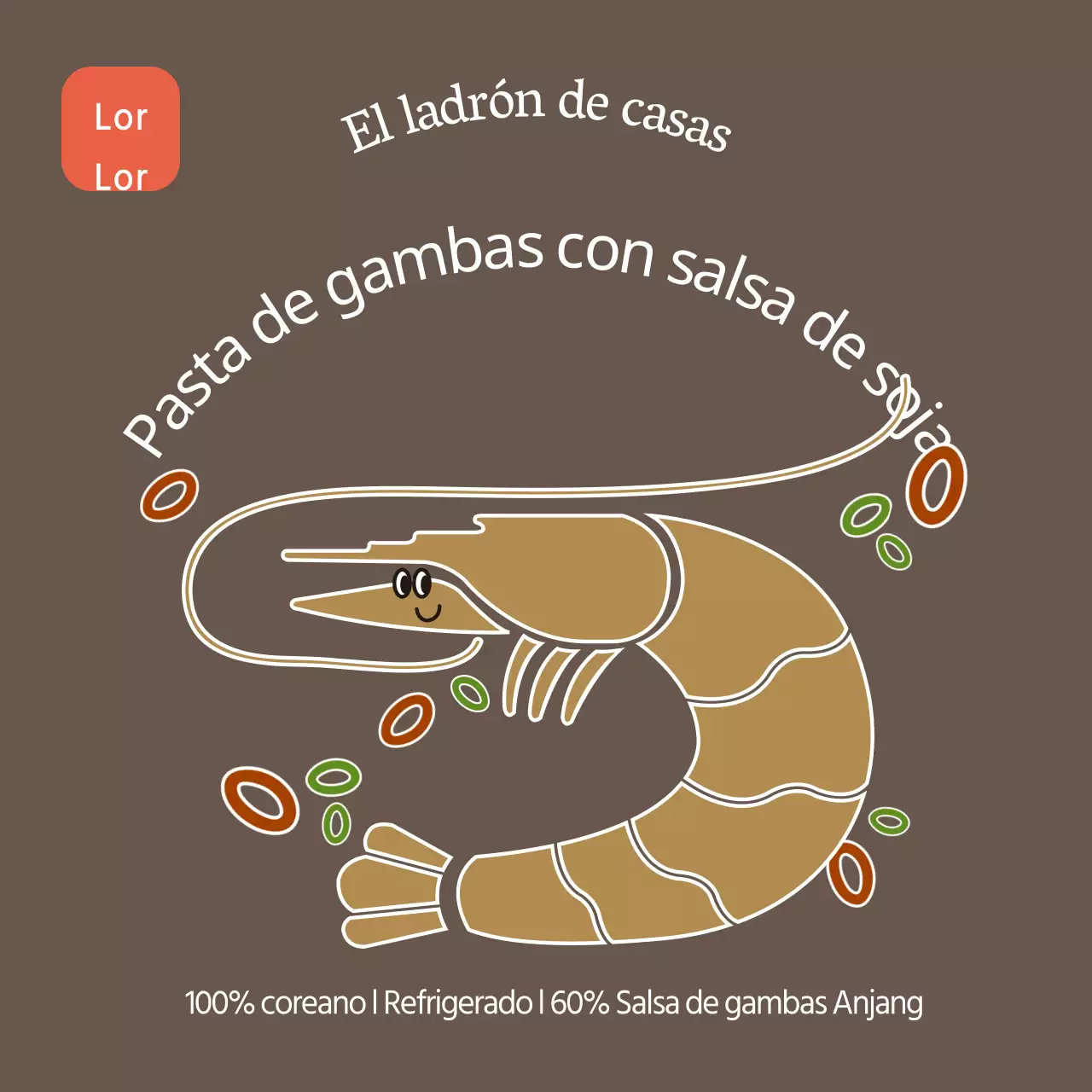 Marisco Salsa de soja Pasta de gambas