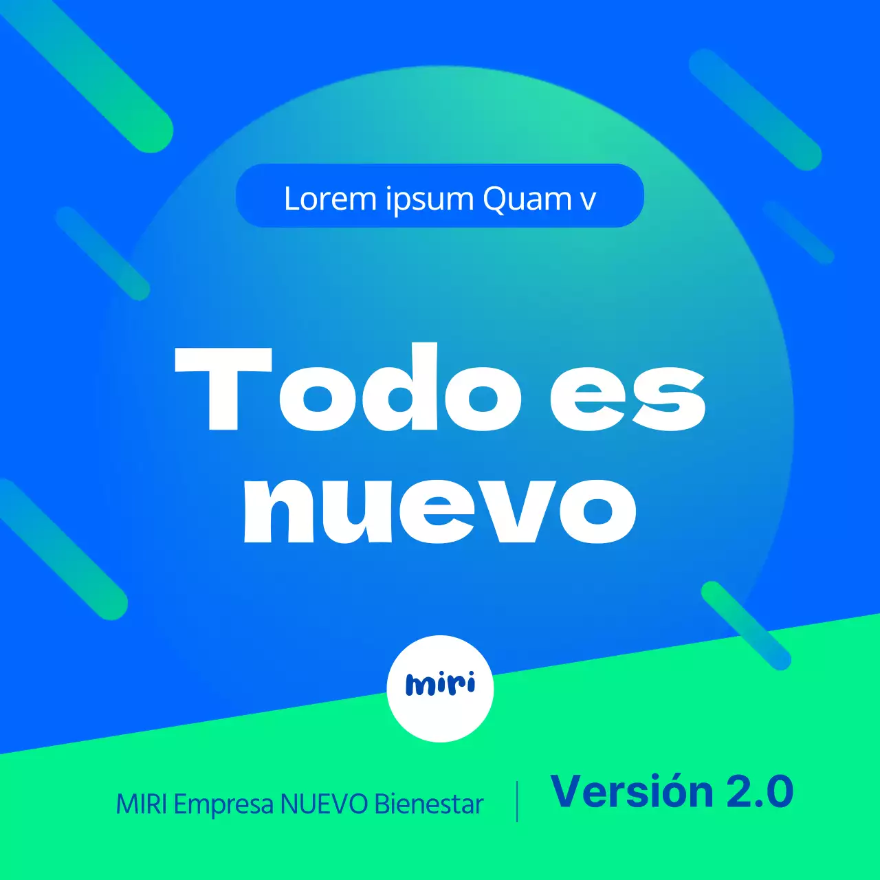 Introducir un sistema azul y verde de beneficios para los empleados (CardNews)