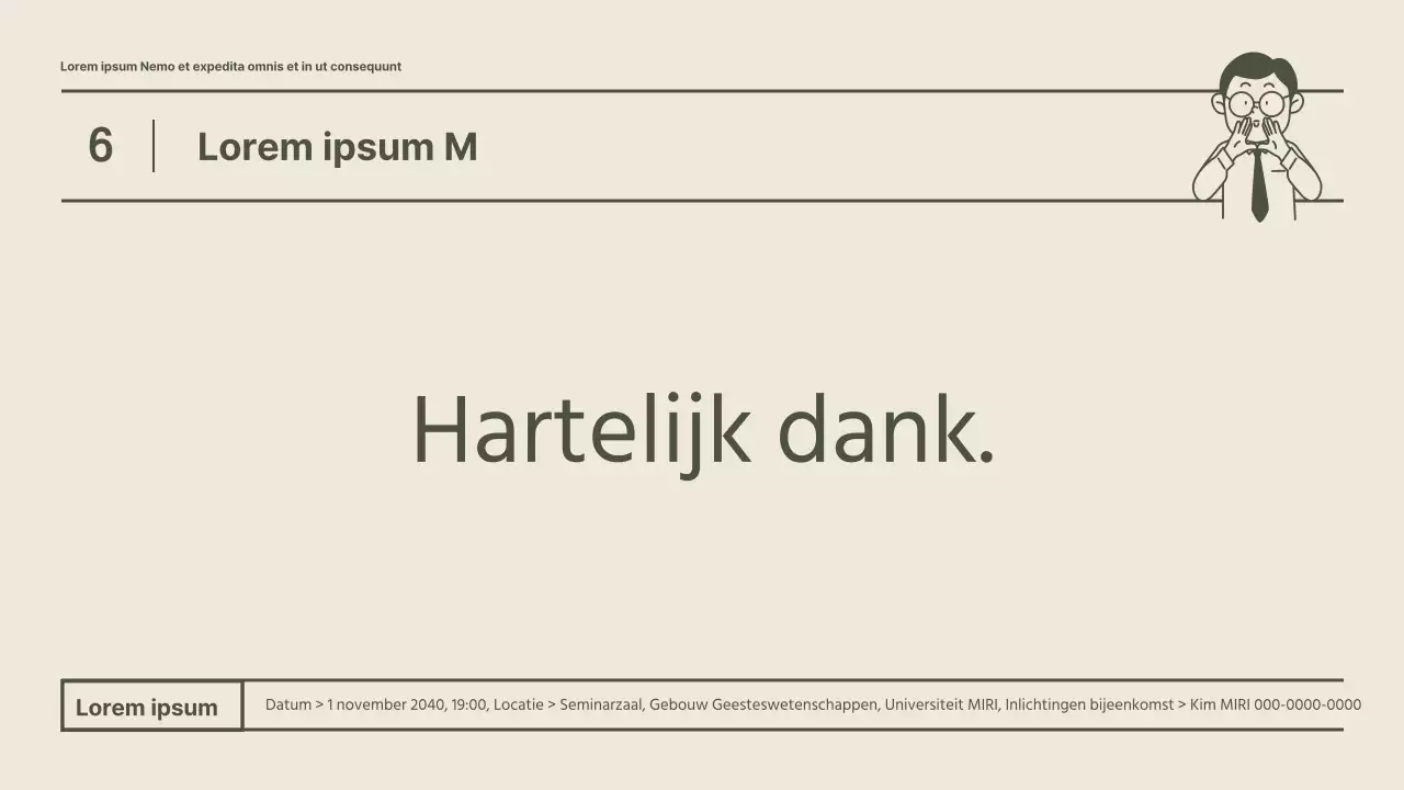 Een gewone studentenraadsvergadering in kaki en een nette look