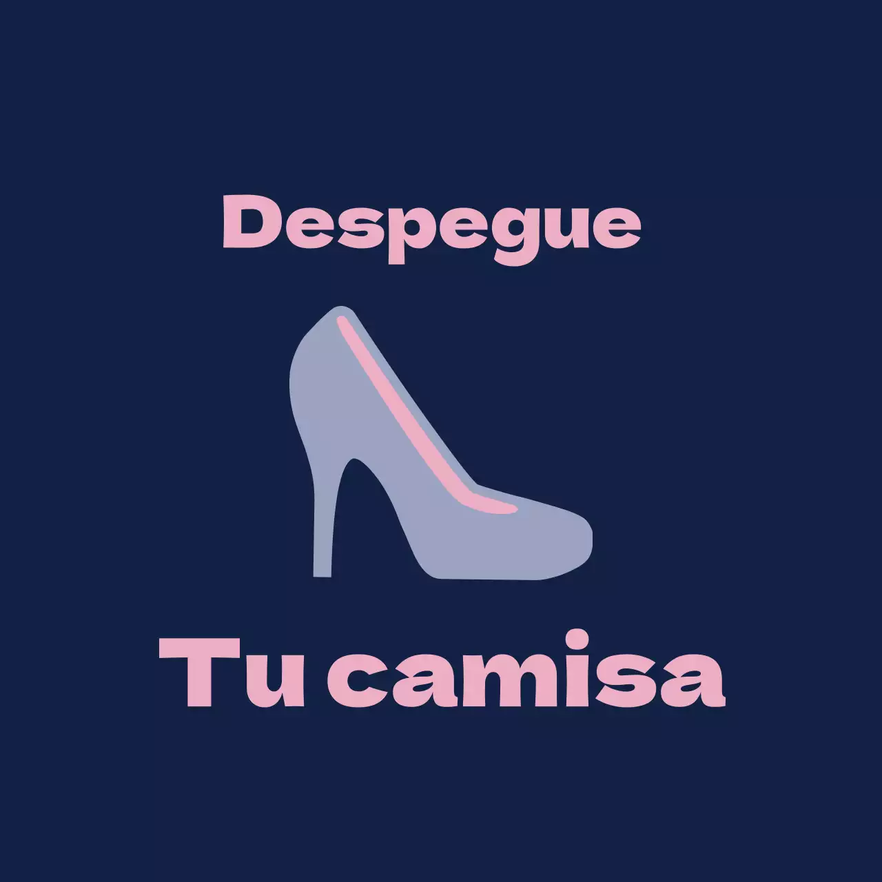 Zapatillas de ballet sobre fondo azul marino con un cartel que pide quitarse las zapatillas.