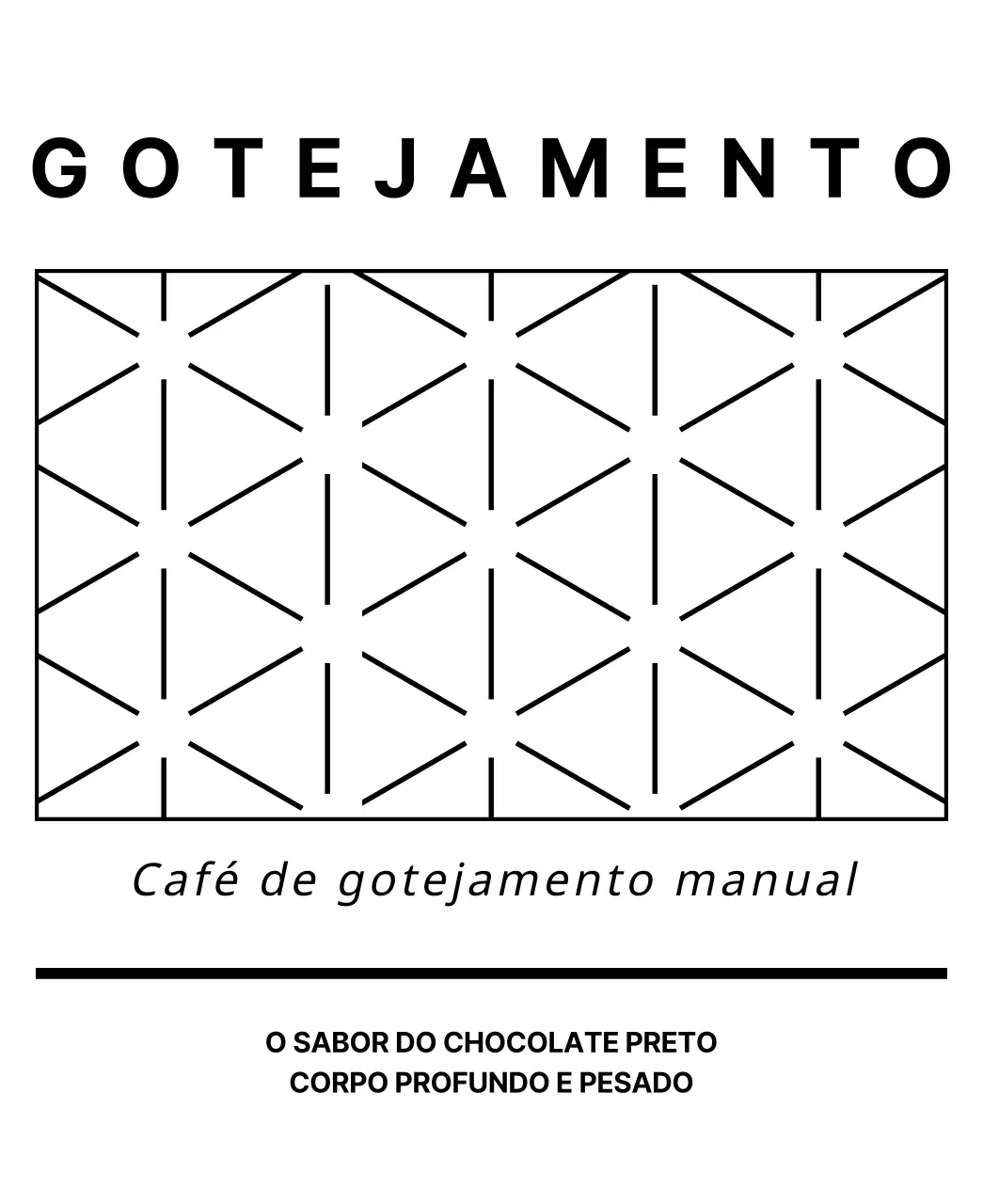Desenho com um padrão de linhas pretas