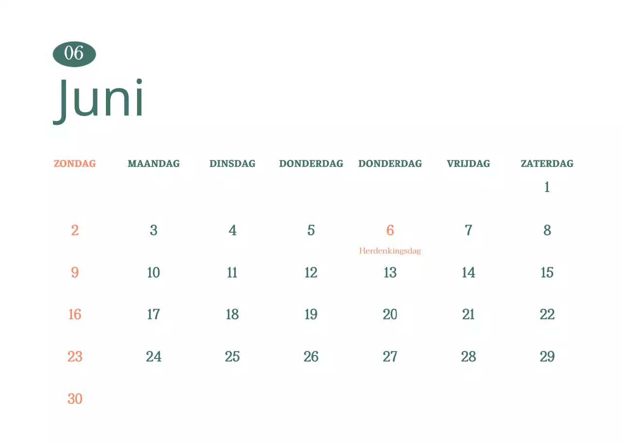 Cafékalender met aanbevelingen voor drankjes van de maand