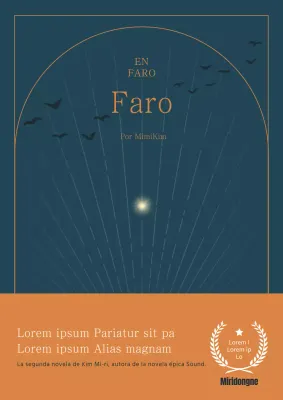 Una novela completa en turquesa y naranja con un concepto linebacker