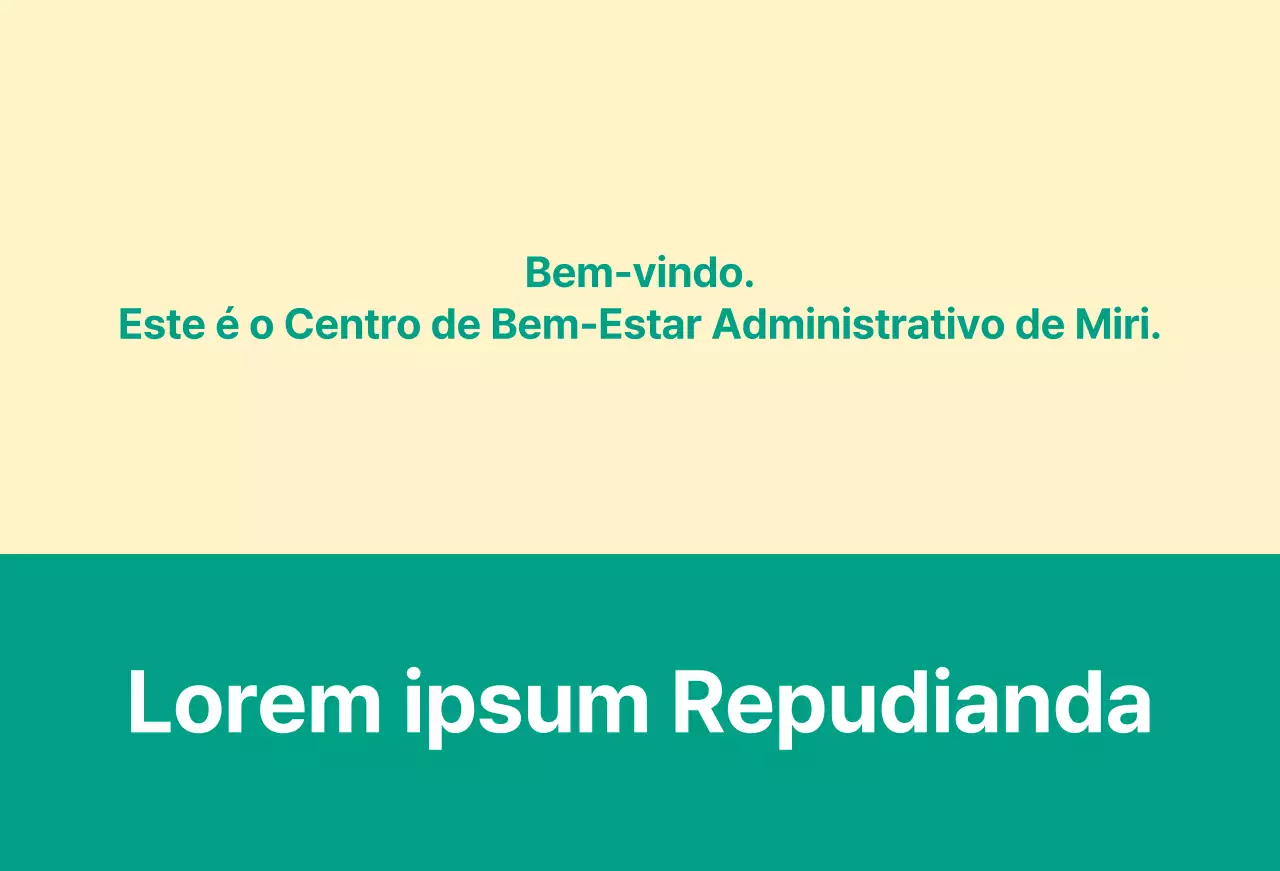 Um anúncio de serviço público do tipo carta de boas-vindas com um sinal de boas-vindas.