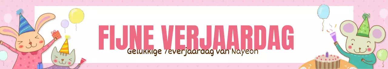 Gelukkige Verjaardag