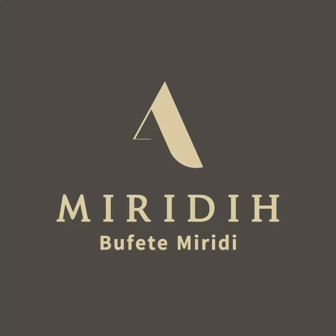 Una balsa marrón de aspecto elegante y caro con el logotipo y el nombre de su bufete.