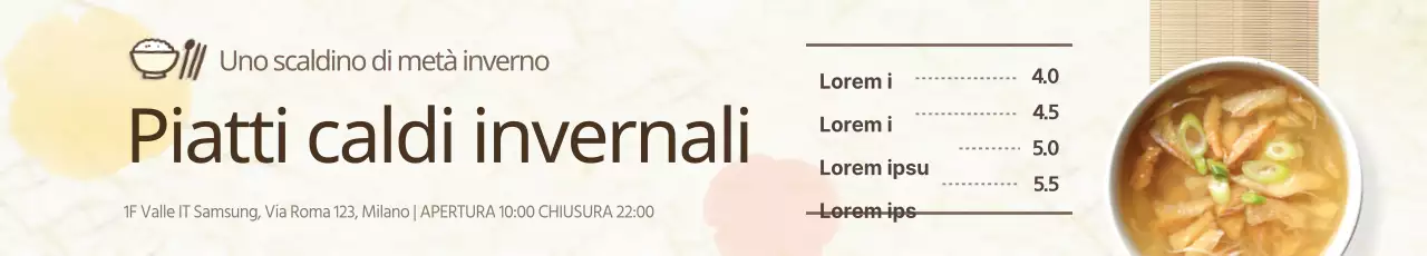 Pasti caldi invernali