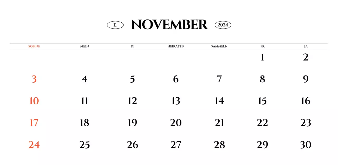 Wandkalender im einfachen Stil mit schwarz-weißer emotionaler Reisefotografie