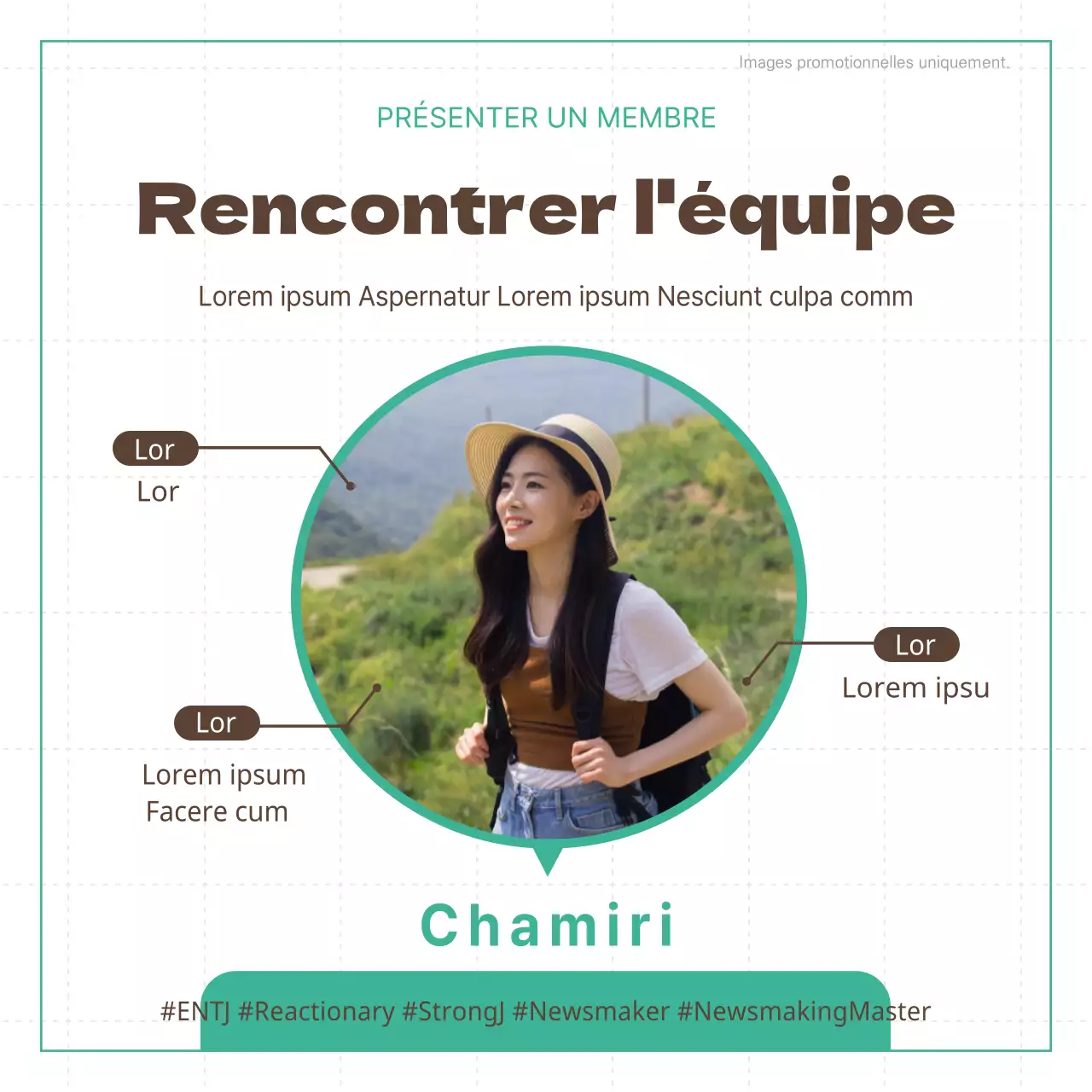 Le guide du voyageur minimaliste en orange et bleu