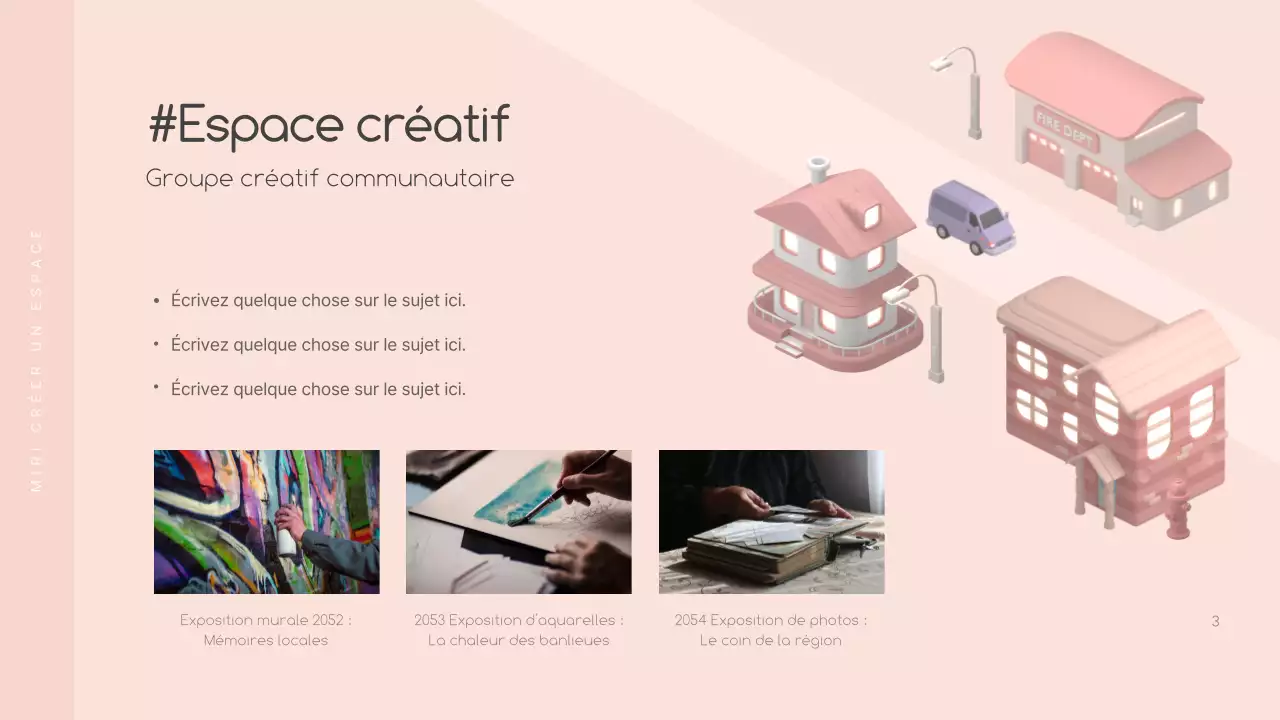 rose 3d concept tridimensionnel créateur local guide de recrutement