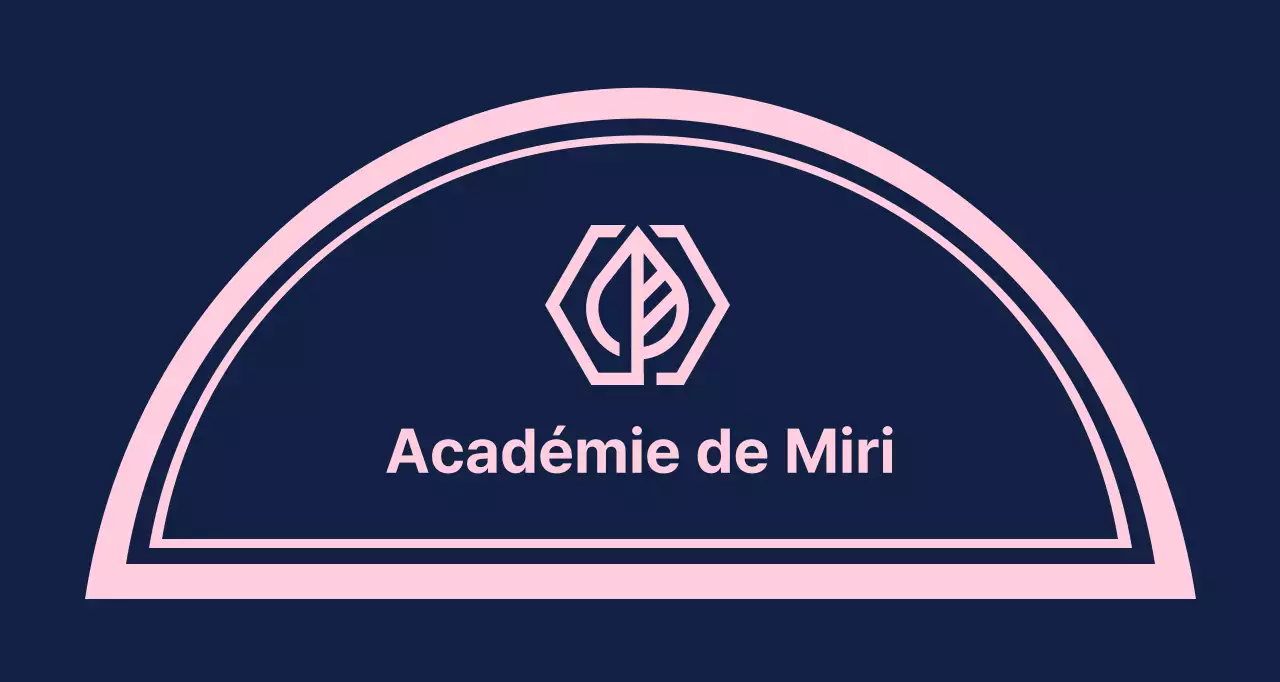 Gakuen Academy Valkyrie sur un fond bleu marine avec une ligne de démarcation rose