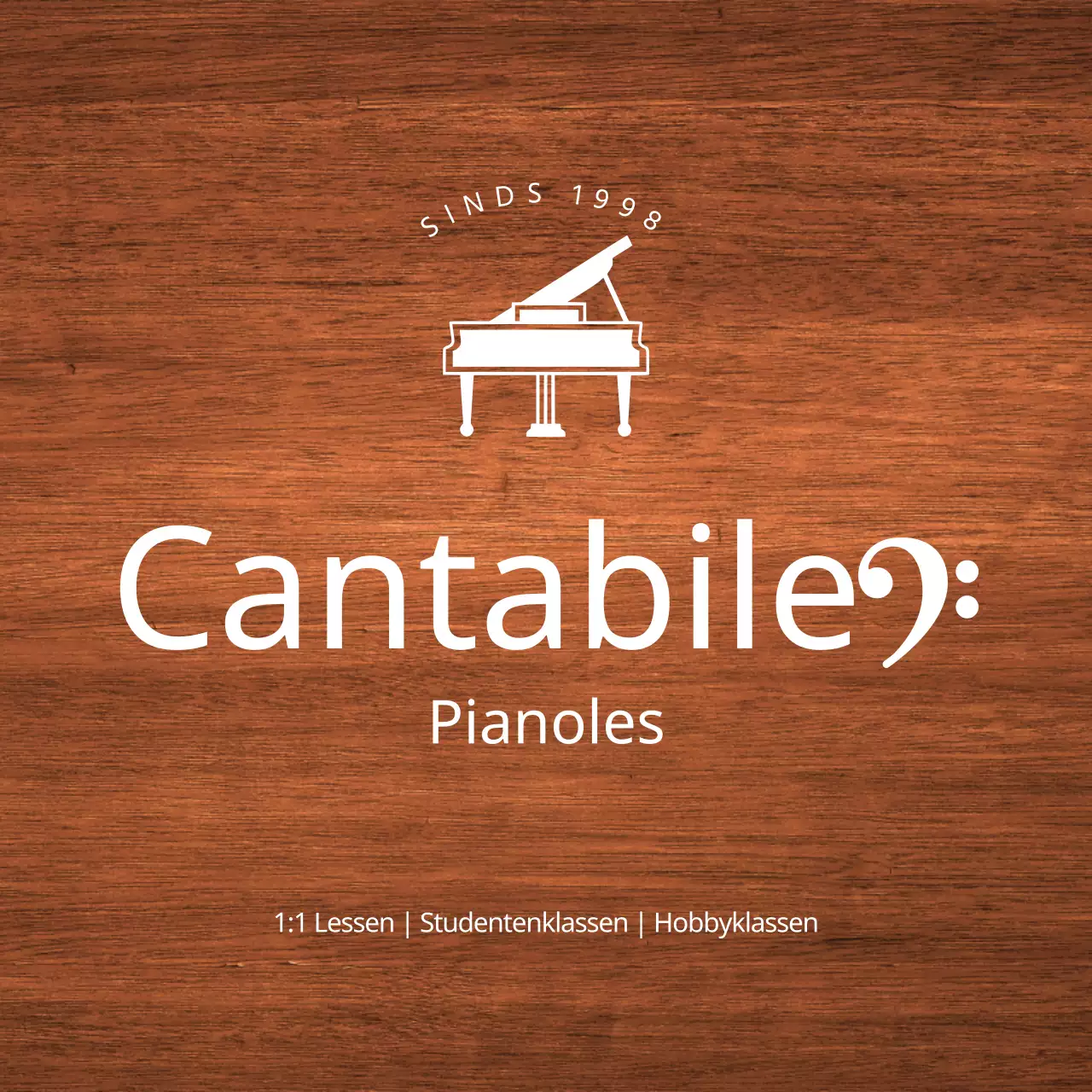 Eenvoudig piano-instrument schoolontwerp met wit pianopictogram