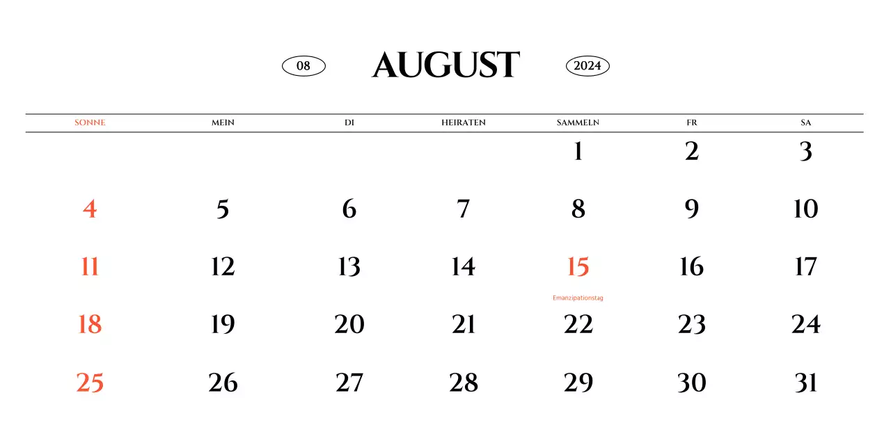 Wandkalender im einfachen Stil mit schwarz-weißer emotionaler Reisefotografie