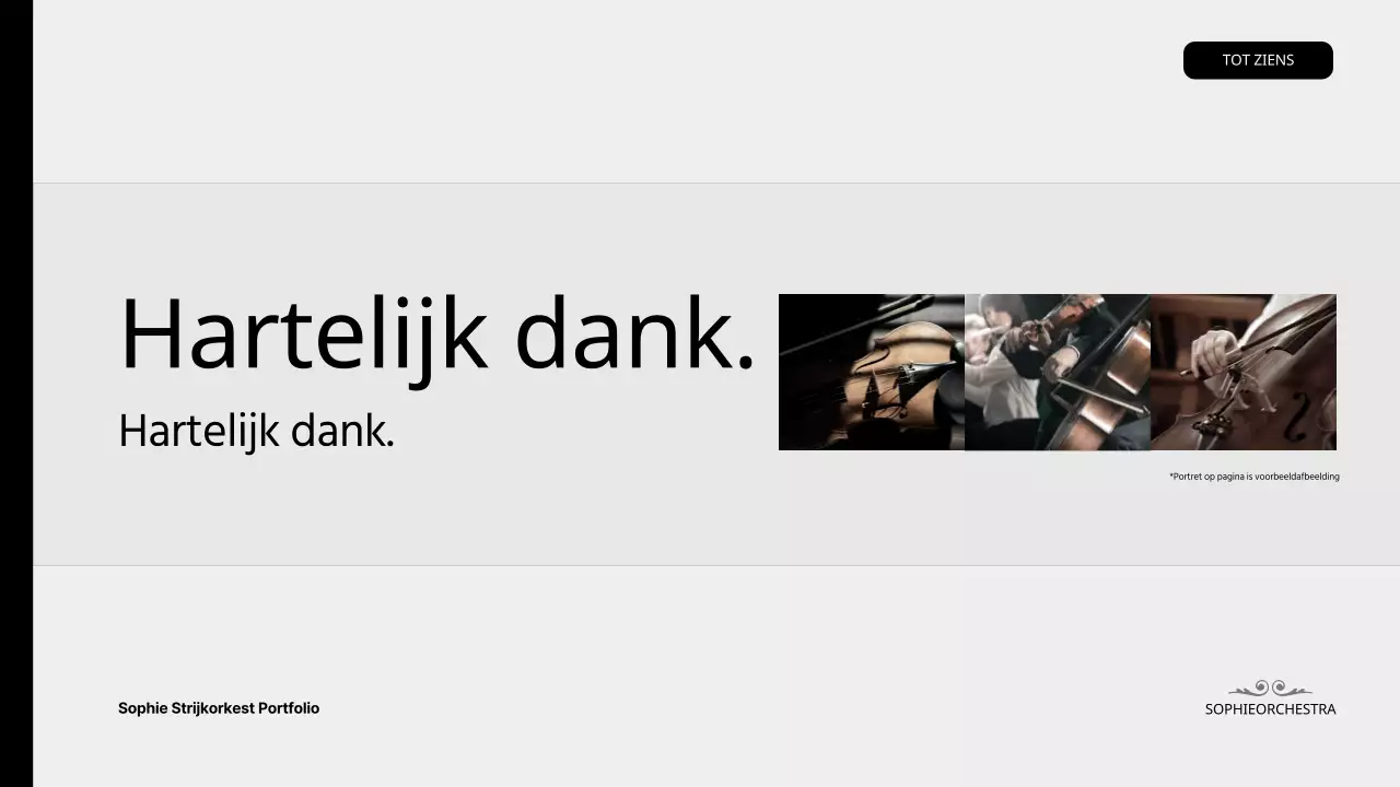 Zwart en grijs performing group portfolio