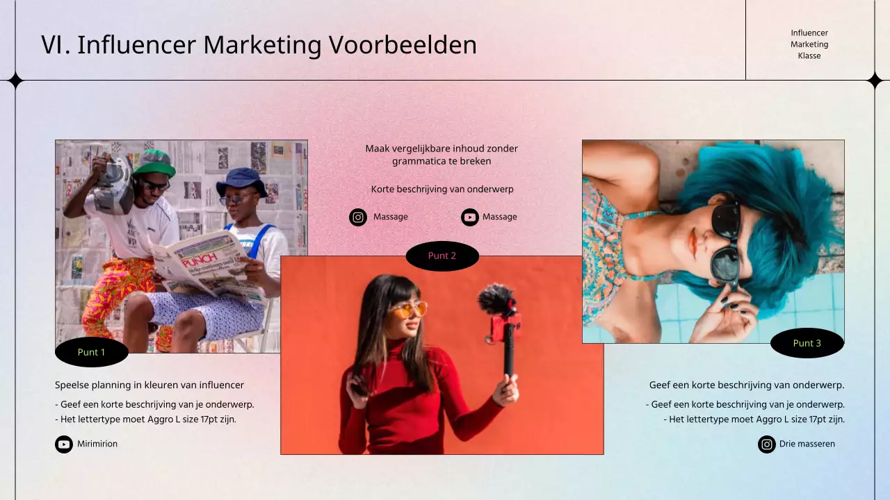Een kitscherige influencer marketingles in roze en chartreuse