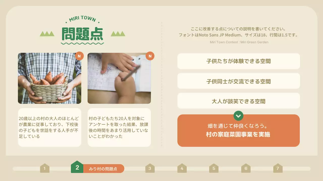 緑 シンプル 共同体 企画書 プレゼンテーション