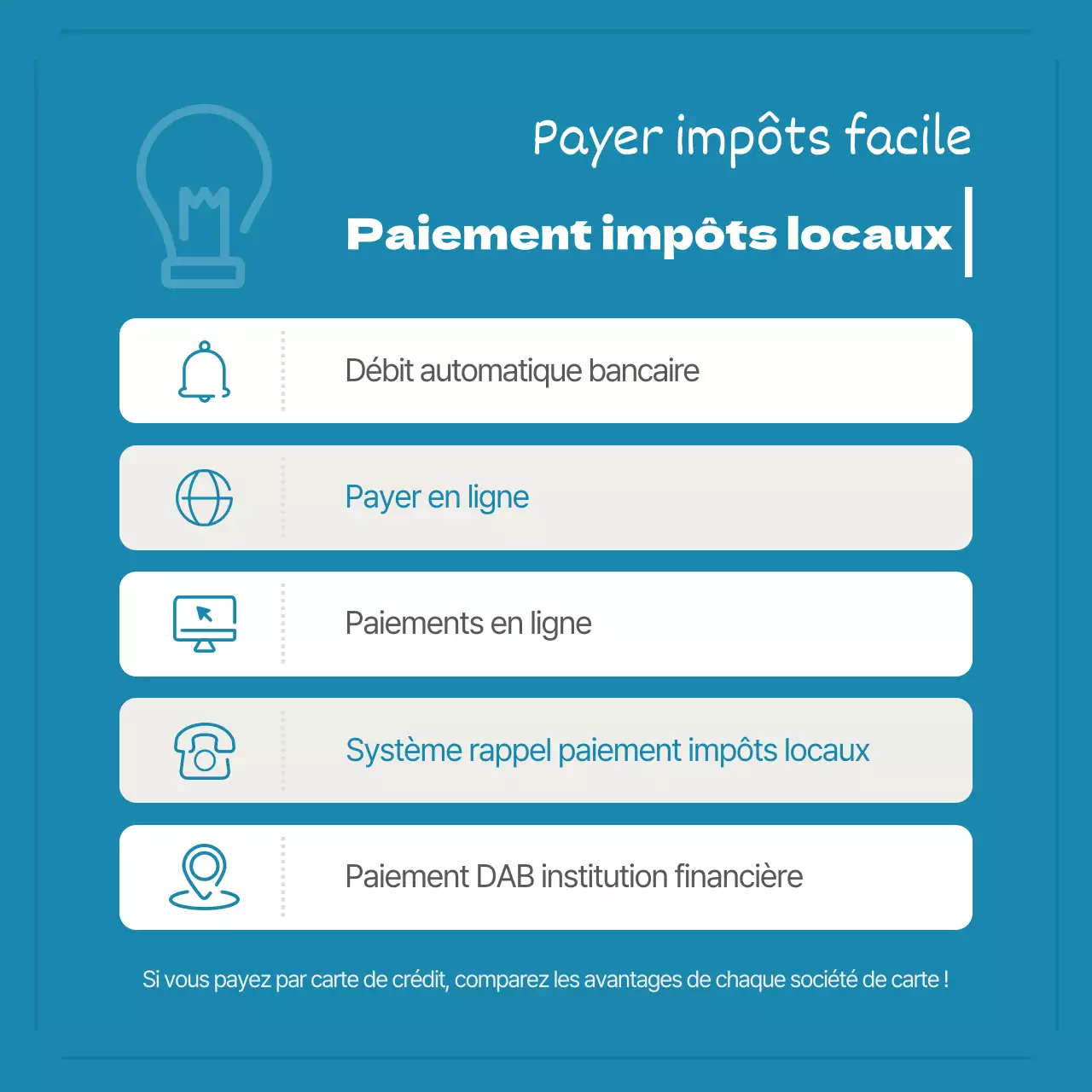 Promouvoir un simple cabinet local de comptabilité fiscale en bleu et ivoire