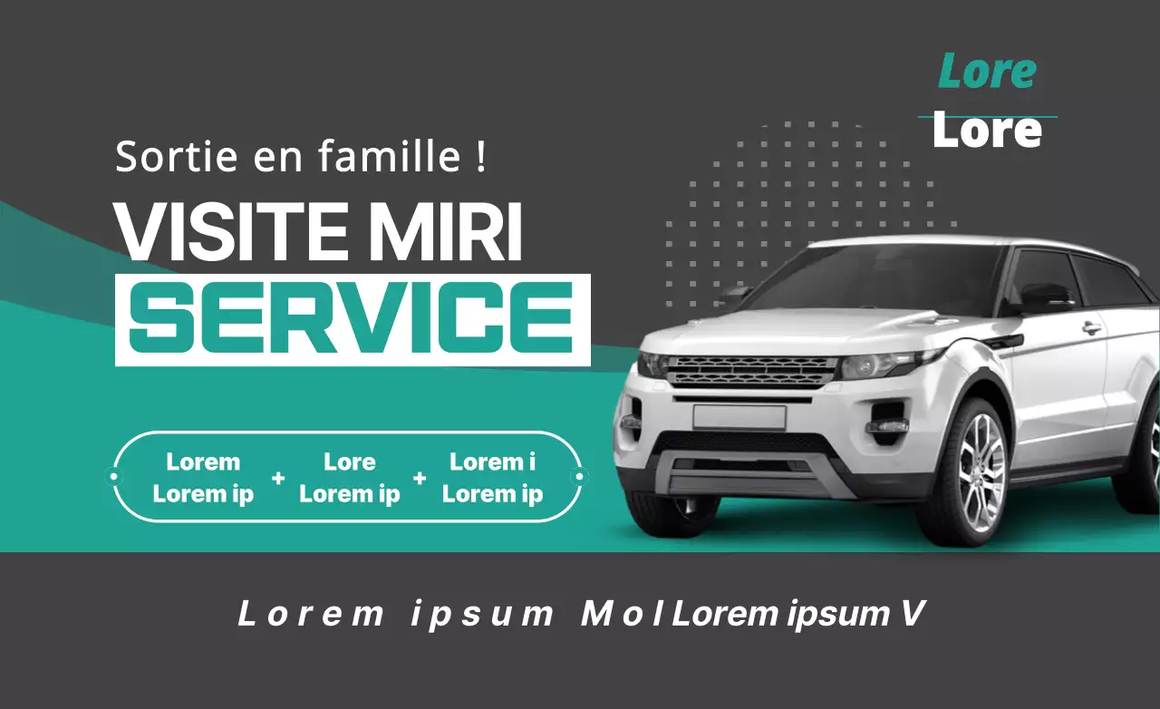 Conception simple et épurée d'un site de location de voitures, avec des accents turquoise et des photos de voitures.