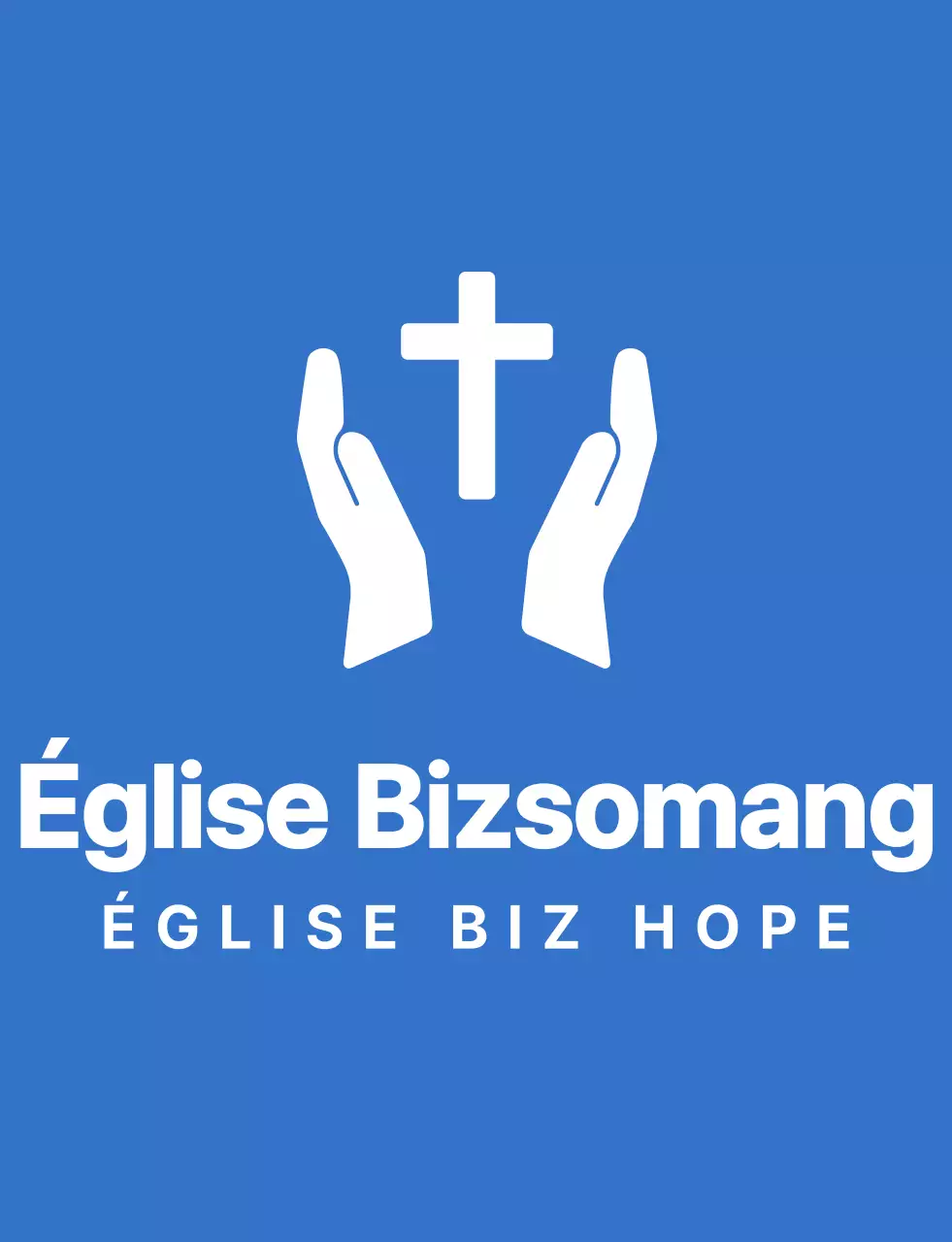 T-shirt de l'équipe de la retraite d'hiver de l'église en bleu et blanc.