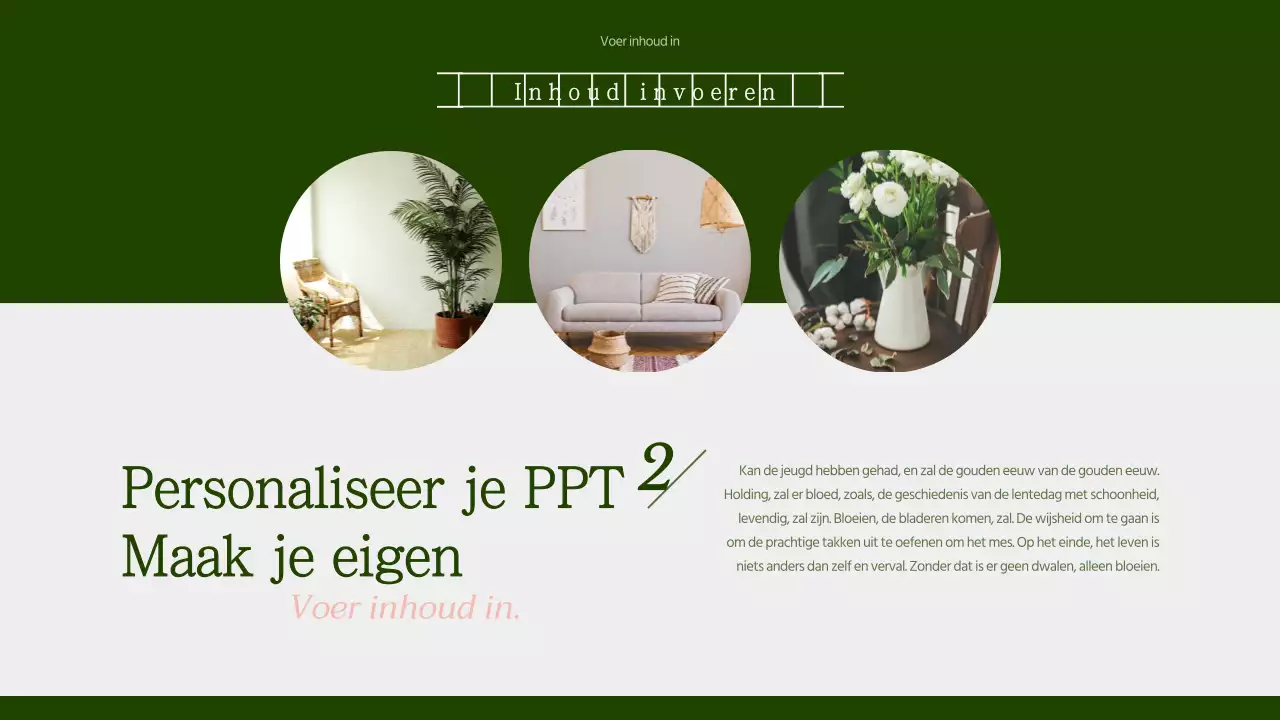 Groen handschriftpapier