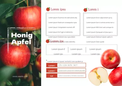 Mit Honig gesüßte Äpfel