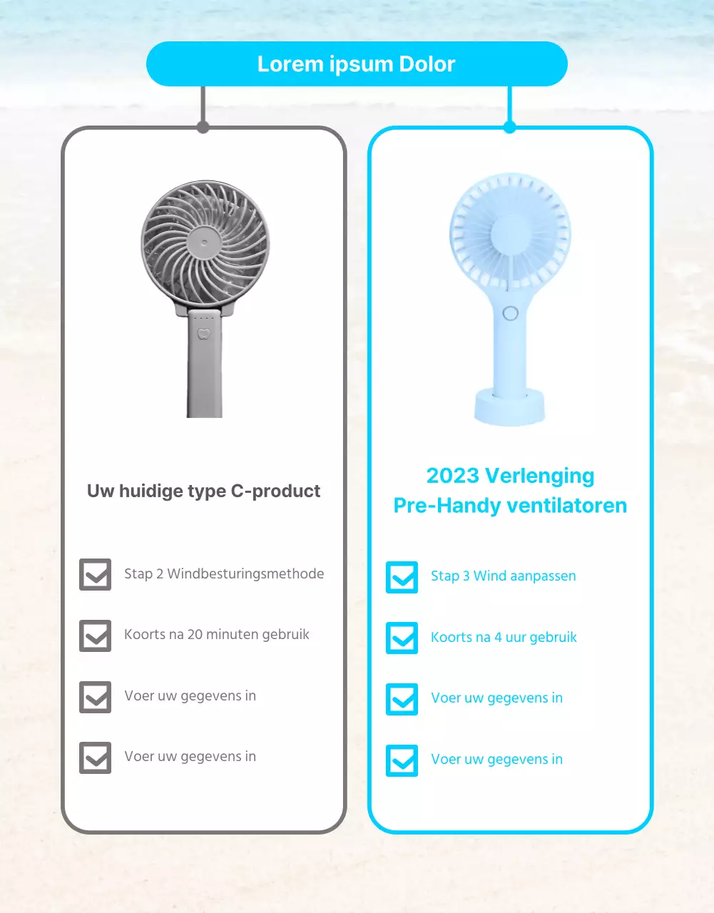 Hoe gebruik je de coole blauwe zomer miniventilator
