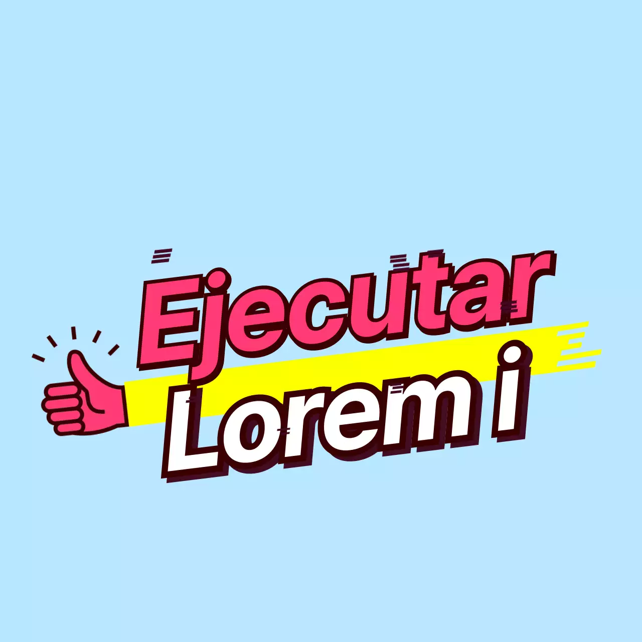 Camiseta de grupo escolar con texto inclinado rosa y amarillo