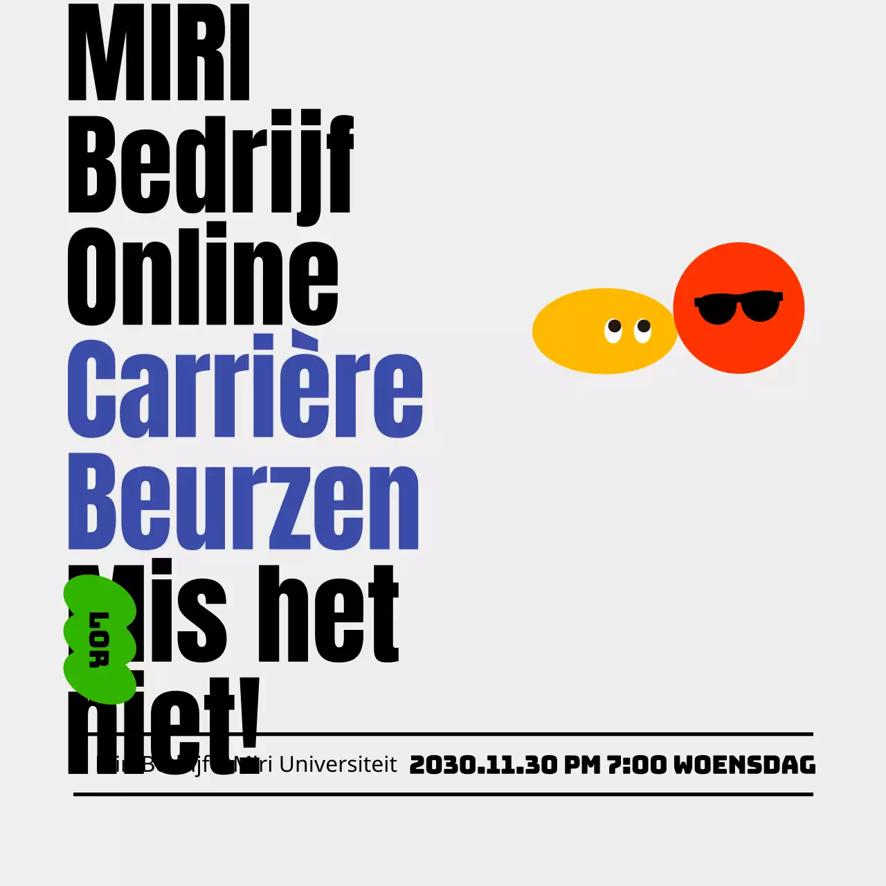 Online banenbeurzen met kleurrijke en leuke concepten