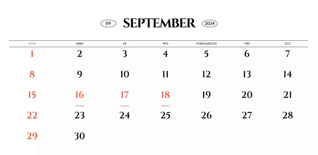 Eenvoudige stijl muurkalender met zwart-wit emotionele reisfotografie concept