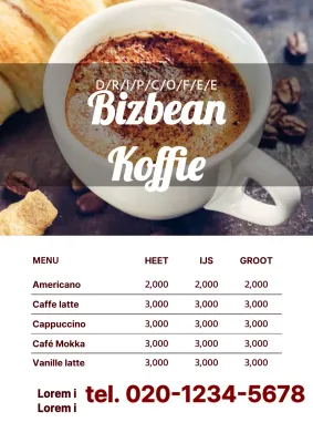 Schoon en eenvoudig concept massagemenu met grijze foto's