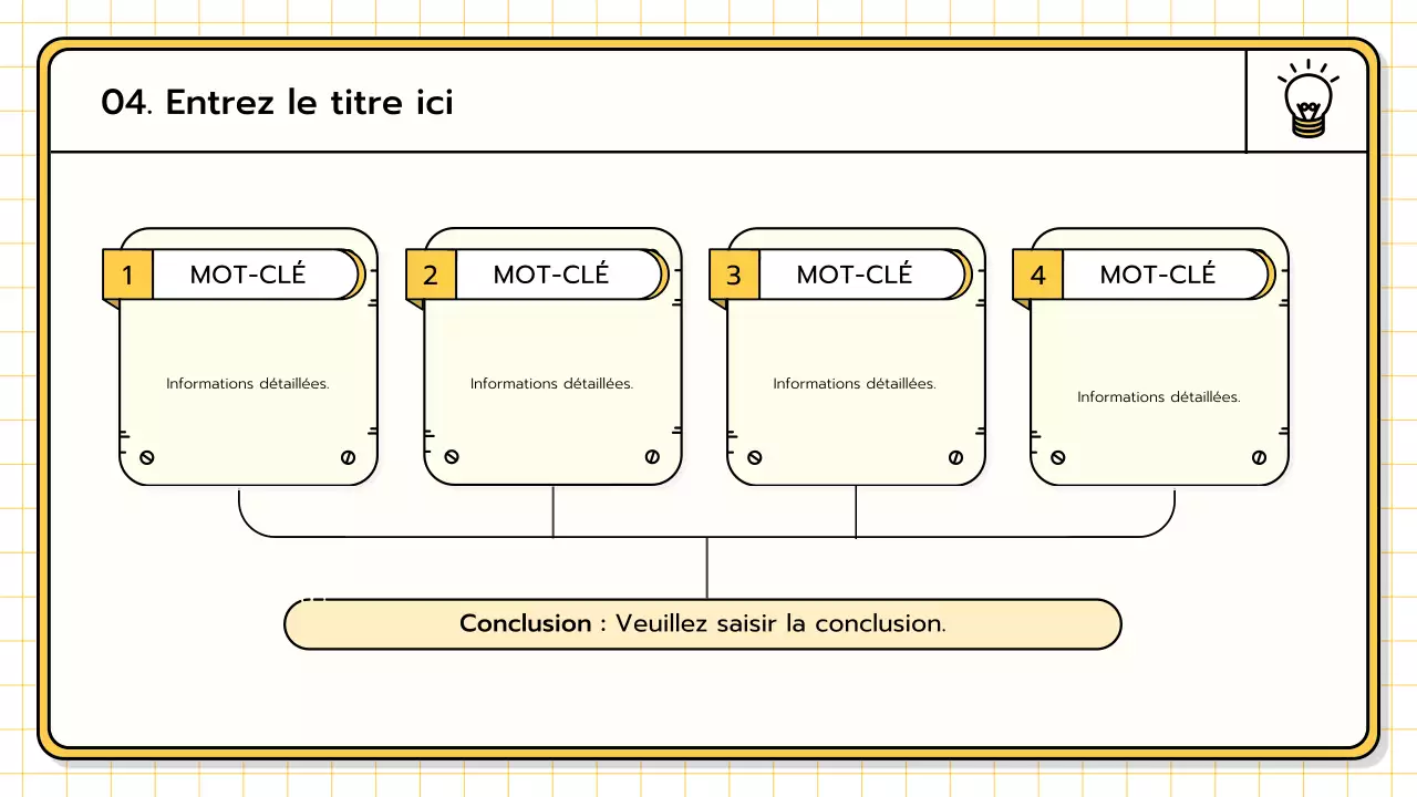 Un kit de présentation de base en jaune, vert lime et bleu