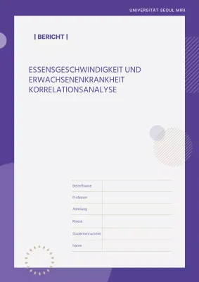 Einfacher lila Berichtsumschlag