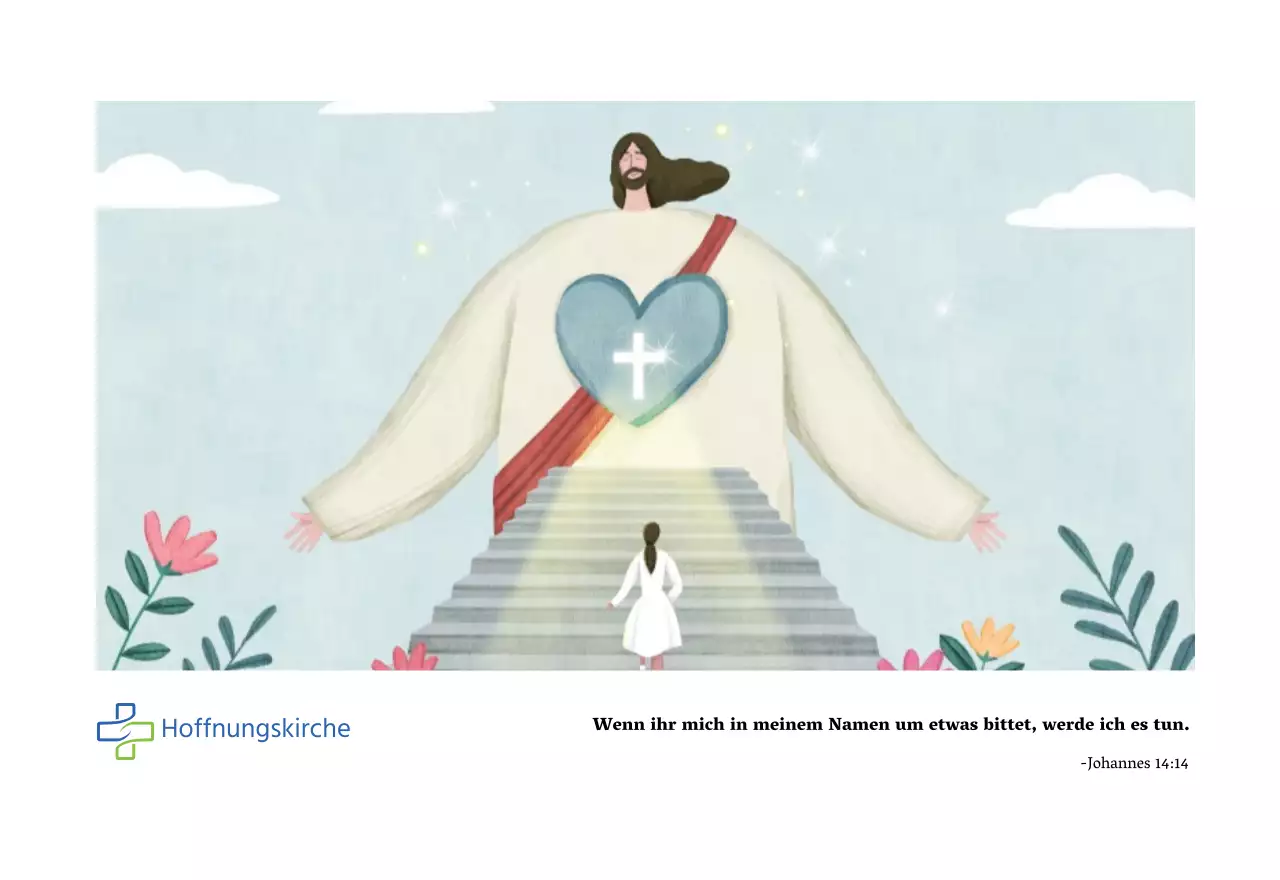 Pastell saubere Illustration Kirche