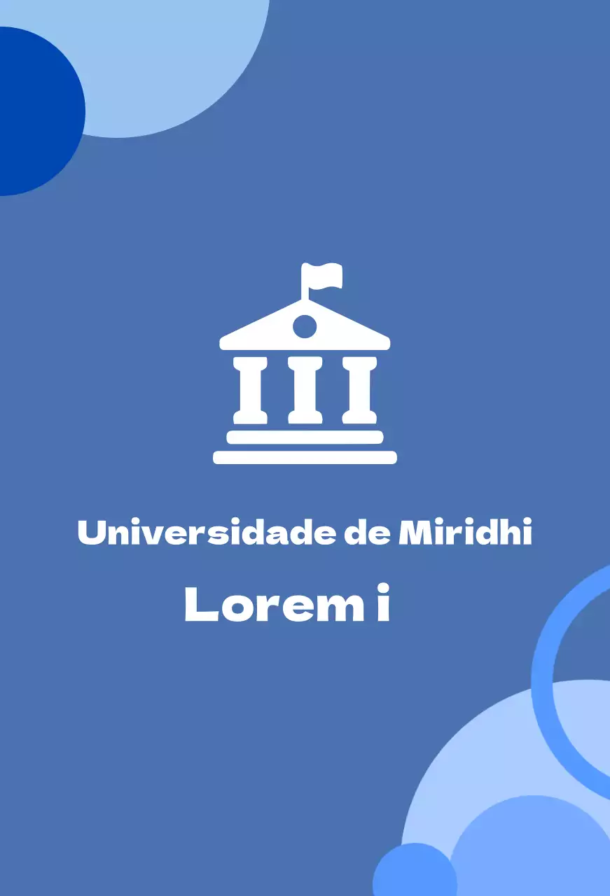 Uma balsa de fundo azul com um logótipo que representa a escola.