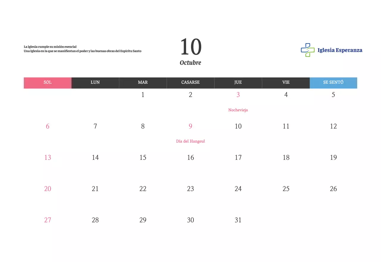 Caligrafía fotográfica blanca Iglesia