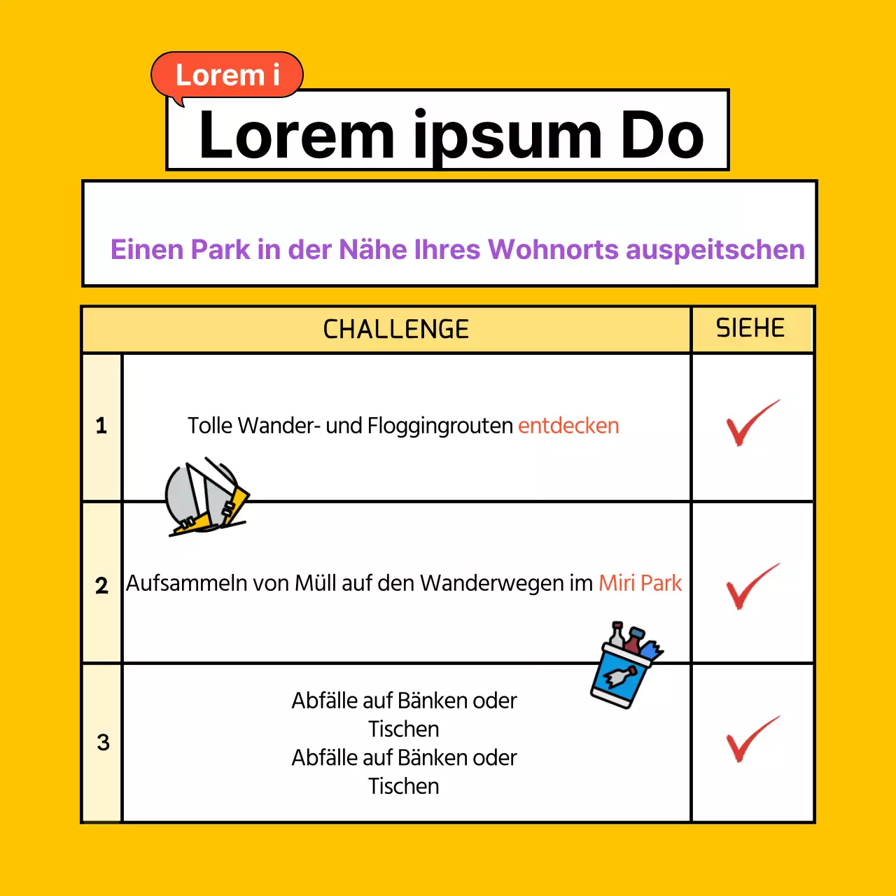 Cute Club Personal Mission CardNews Design