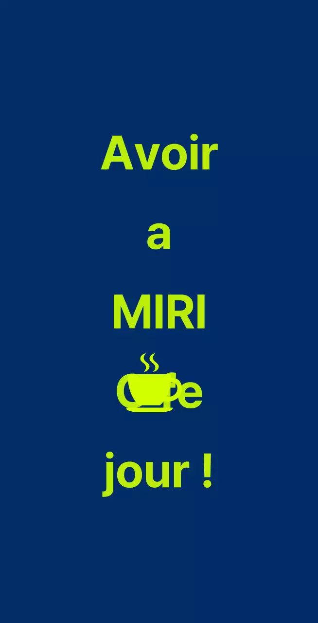 Café Ballette sur fond bleu marine