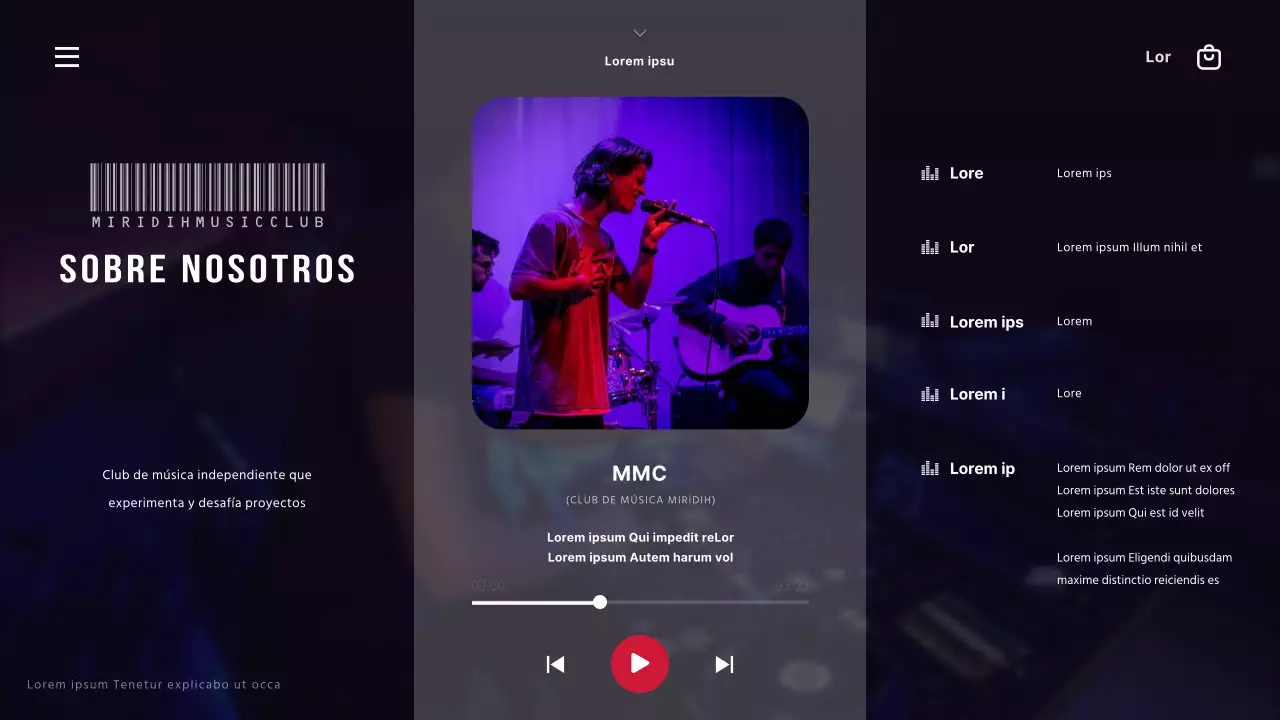 Explicación de los círculos negros y rojos de la música pop