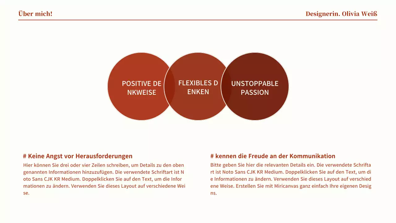 Rot gefärbte kreisförmige Punktdesign-Mappe