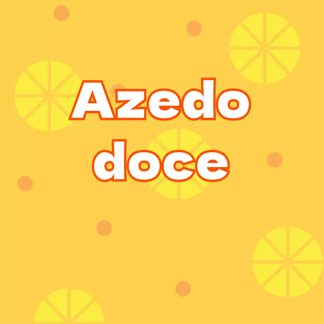 Doce e azedo