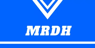 Sportgeschäft Uniform Balsa mit weißem Logo auf blauem Hintergrund