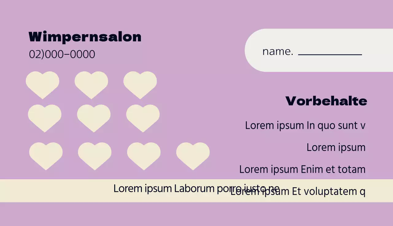 Wimpernsalon Gutschein-Codes